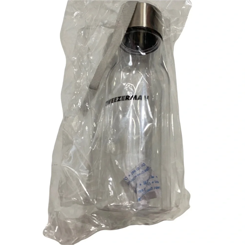 Tweezerman Water Bottle and Ribbon Hair Ties